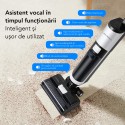 Aspirator Vertical cu mop, Inteligent Liectroux i7PRO(D6820), ghid vocal, autonomie 35 de minute, rezervor de apa murdara 800ml, rezervor apa curata 600ml, 1150x280x210mm,  Negru