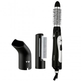 Perie cu aer cald 3 in 1 Sokany CT-512, 1000W, 2 temperaturi, 3 viteze, Negru