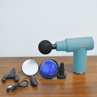 Aparat masaj, tip pistol, cu vibratii, Naimeed D5213, Albastru Aparat masaj, tip pistol, cu vibratii, Naimeed D5213, Albastru