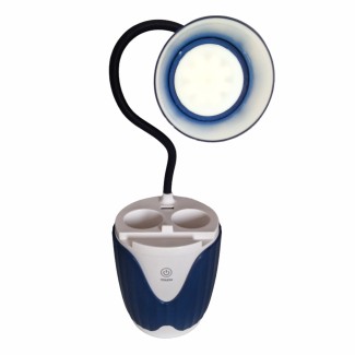 Veioza cu lumina LED, Naimeed D5887, Albastru, cu touch, incarcare USB telefon  100x437x117mm