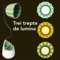 Veioza cu lumina LED, Naimeed D5889, Verde, cu touch, incarcare USB telefon 105x470x105mm Veioza cu lumina LED, Naimeed D5889, Verde, cu touch, incarcare USB telefon 105x470x105mm