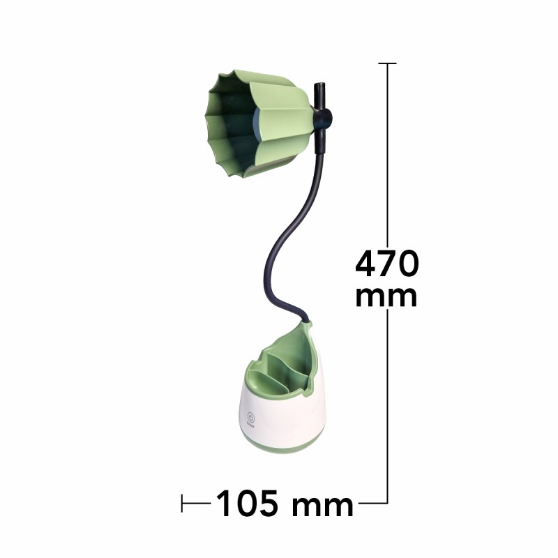 Veioza cu lumina LED, Naimeed D5889, Verde, cu touch, incarcare USB telefon 105x470x105mm Veioza cu lumina LED, Naimeed D5889, Verde, cu touch, incarcare USB telefon 105x470x105mm