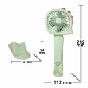Ventilator, cu acumulator, Naimeed D5827, USB, Verde, 112x212x43 mm Ventilator, cu acumulator, Naimeed D5827, USB, Verde, 112x212x43 mm