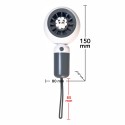 Ventilator, cu acumulator, Naimeed D5829, USB, Gri Inchis, 80x150x57mm Ventilator, cu acumulator, Naimeed D5829, USB, Gri Inchis, 80x150x57mm