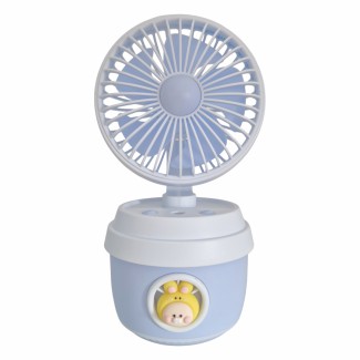 Ventilator si Umidificator, cu acumulator, Naimeed D5833, USB, Albastru, 110x210x105mm Ventilator si Umidificator, cu acumulator, Naimeed D5833, USB, Albastru, 110x210x105mm