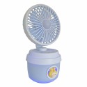 Ventilator si Umidificator, cu acumulator, Naimeed D5833, USB, Albastru, 110x210x105mm Ventilator si Umidificator, cu acumulator, Naimeed D5833, USB, Albastru, 110x210x105mm