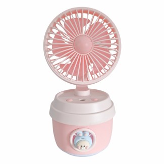 Ventilator si Umidificator, cu acumulator, Naimeed D5834, USB, Roz, 110x210x105mm Ventilator si Umidificator, cu acumulator, Naimeed D5834, USB, Roz, 110x210x105mm