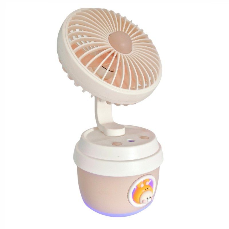 Ventilator si Umidificator, cu acumulator, Naimeed D5836, USB, Portocaliu, 110x210x105mm Ventilator si Umidificator, cu acumulator, Naimeed D5836, USB, Portocaliu, 110x210x105mm