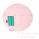 Ventilator, cu acumulator, Naimeed D5838, USB, Roz, 195x862x195mm Ventilator, cu acumulator, Naimeed D5838, USB, Roz, 195x862x195mm