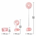 Ventilator, cu acumulator, Naimeed D5838, USB, Roz, 195x862x195mm Ventilator, cu acumulator, Naimeed D5838, USB, Roz, 195x862x195mm