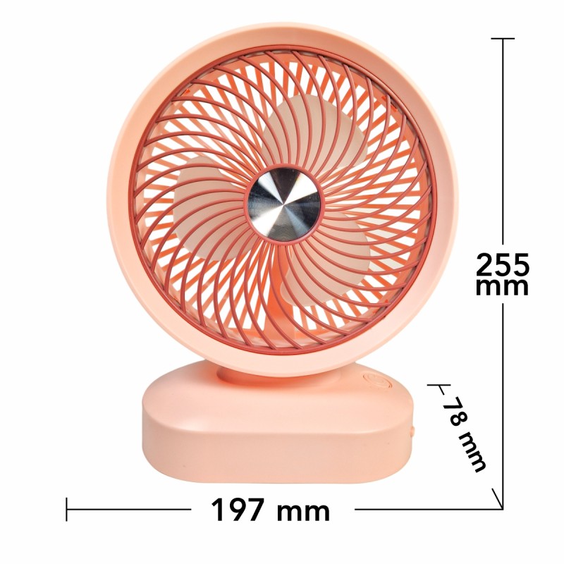 Ventilator, cu acumulator, Naimeed D5851, USB, Roz, 197x255x78mm Ventilator, cu acumulator, Naimeed D5851, USB, Roz, 197x255x78mm