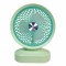 Ventilator, cu acumulator, Naimeed D5852, USB, Verde, 197x255x78mm