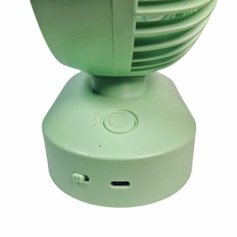 Ventilator, cu acumulator, Naimeed D5852, USB, Verde, 197x255x78mm Ventilator, cu acumulator, Naimeed D5852, USB, Verde, 197x255x78mm