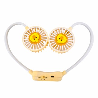 Ventilator, cu acumulator, Naimeed D5872, USB, Galben, 60x600x40mm Ventilator, cu acumulator, Naimeed D5872, USB, Galben, 60x600x40mm