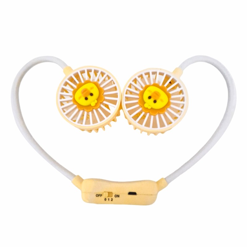 Ventilator, cu acumulator, Naimeed D5872, USB, Galben, 60x600x40mm Ventilator, cu acumulator, Naimeed D5872, USB, Galben, 60x600x40mm