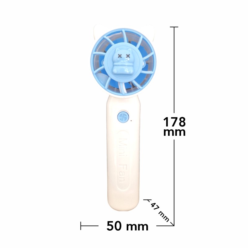Ventilator, cu acumulator, Naimeed D5874, USB, Alb, 50x178x47mm Ventilator, cu acumulator, Naimeed D5874, USB, Alb, 50x178x47mm