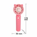 Ventilator, cu acumulator, Naimeed D5875, USB, Roz, 50x178x47mm Ventilator, cu acumulator, Naimeed D5875, USB, Roz, 50x178x47mm