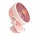 Ventilator, alimentare USB, Naimeed D5883, Roz, 170x200x120mm