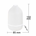 Umidificator cu aromaterapie, Naimeed D6044, Alb, 85x150x85mm Umidificator cu aromaterapie, Naimeed D6044, Alb, 85x150x85mm