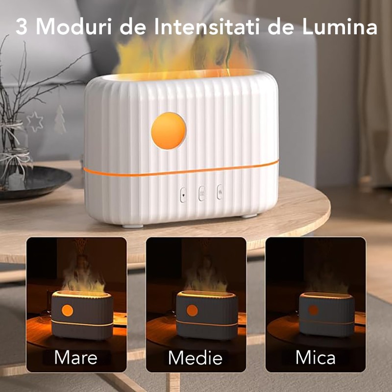 Umidificator cu aromaterapie, Naimeed D6048, Alb, 168x120x80mm Umidificator cu aromaterapie, Naimeed D6048, Alb, 168x120x80mm