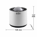 Umidificator cu aromaterapie, Naimeed D6050, Alb, 128x137x128mm Umidificator cu aromaterapie, Naimeed D6050, Alb, 128x137x128mm