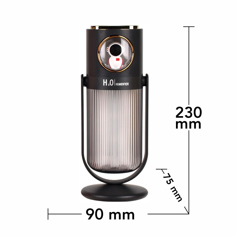 Umidificator cu aromaterapie pentru camera copiilor, Naimeed D6068, Negru, 90x230x75mm Umidificator cu aromaterapie pentru camera copiilor, Naimeed D6068, Negru, 90x230x75mm