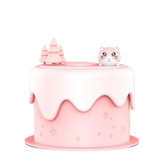 Umidificator cu aromaterapie pentru copii, Naimeed D6070, Roz, 115x105x115mm