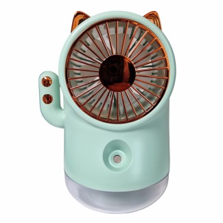 Umidificator cu ventilator si aromaterapie pentru copii, Naimeed D6071, Turcoaz, 125x190x113mm Umidificator cu ventilator si aromaterapie pentru copii, Naimeed D6071, Turcoaz, 125x190x113mm