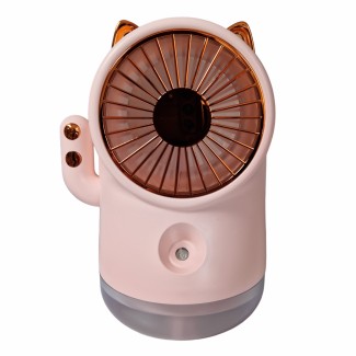 Umidificator cu ventilator si aromaterapie pentru copii, Naimeed D6072, Roz, 125x190x113mm Umidificator cu ventilator si aromaterapie pentru copii, Naimeed D6072, Roz, 125x190x113mm