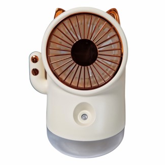 Umidificator cu ventilator si aromaterapie pentru copii, Naimeed D6073, Crem, 125x190x113mm Umidificator cu ventilator si aromaterapie pentru copii, Naimeed D6073, Crem, 125x190x113mm