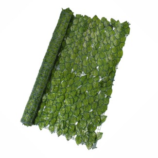 Plasa gard, frunze artificiale, Naimeed D5571, paravan pentru balcon, terasa si gard, Verde
