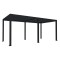 Pergola bioclimatica, iluminare LED, aluminiu, acoperis motorizat, Naimeed D6787, 600x300x250cm, Negru