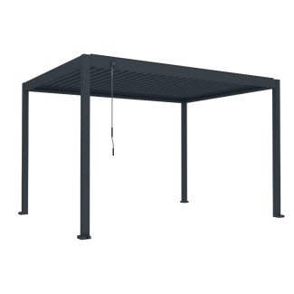 Pergola bioclimatica, aluminiu, Naimeed D6805, 400x300x250cm, Gri antracit Pergola bioclimatica, aluminiu, Naimeed D6805, 400x300x250cm, Gri antracit