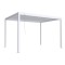 Pergola bioclimatica, aluminiu, Naimeed D6807, 400x300x250cm, Alb