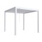 Pergola bioclimatica, aluminiu, Naimeed D6801, 300x300x250cm, Alb