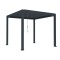 Pergola bioclimatica, iluminare LED, aluminiu, Naimeed D6789, 300x300x250cm, Gri antracit
