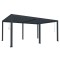 Pergola bioclimatica, iluminare LED, aluminiu, Naimeed D6792, 600x400x250cm, Gri antracit