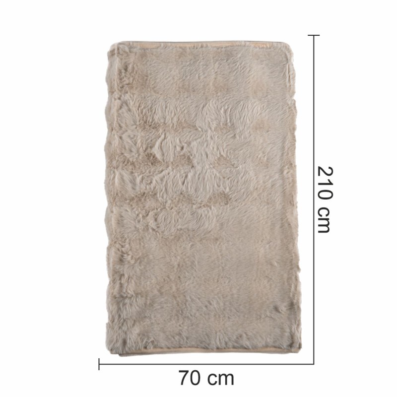 Cuvertura Canapea, Naimeed D4876M, 70x210cm, poliester, pufoasa, Maro Cuvertura Canapea, Naimeed D4876M, 70x210cm, poliester, pufoasa, Maro