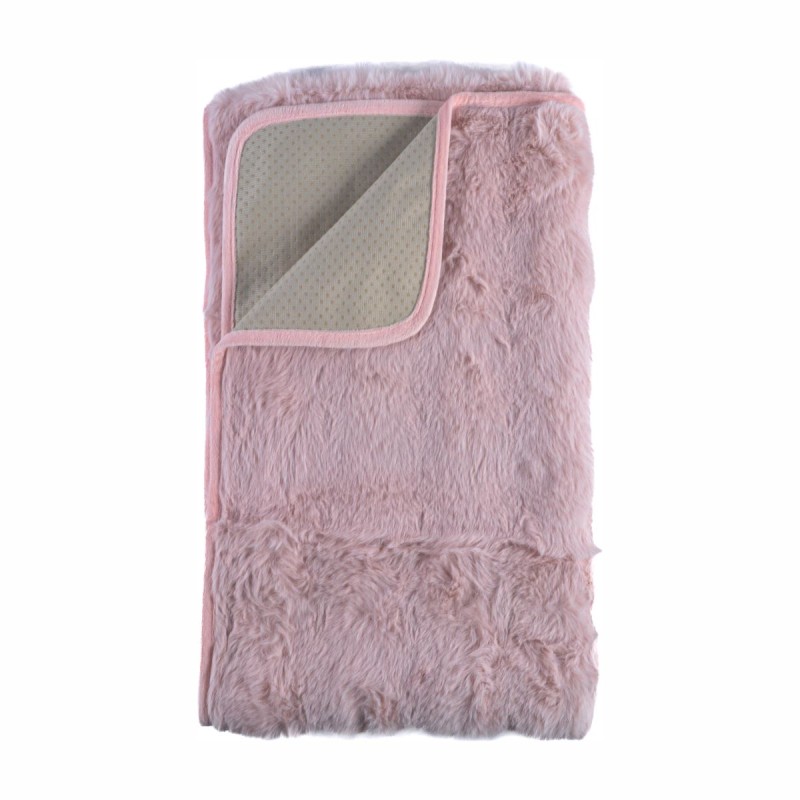 Cuvertura Canapea, Naimeed D4878L, 70x240cm, poliester, pufoasa, Roz Cuvertura Canapea, Naimeed D4878L, 70x240cm, poliester, pufoasa, Roz