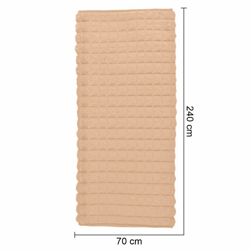 Cuvertura Canapea, Naimeed D4879L, 70x240cm, poliester, pufoasa, matlasata, Crem Cuvertura Canapea, Naimeed D4879L, 70x240cm, poliester, pufoasa, matlasata, Crem