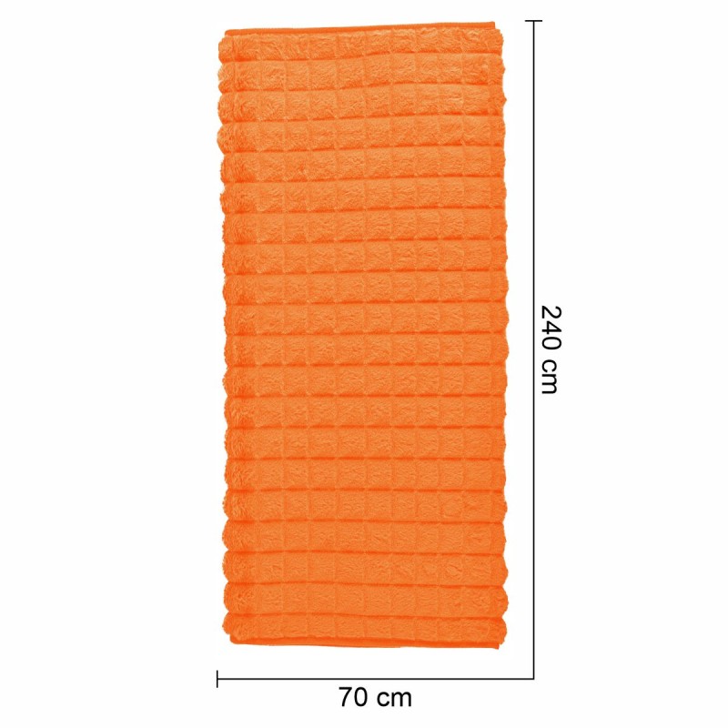 Cuvertura Canapea, Naimeed D4881L, 70x240cm, poliester, pufoasa, matlasata, Portocaliu Cuvertura Canapea, Naimeed D4881L, 70x240cm, poliester, pufoasa, matlasata, Portocaliu