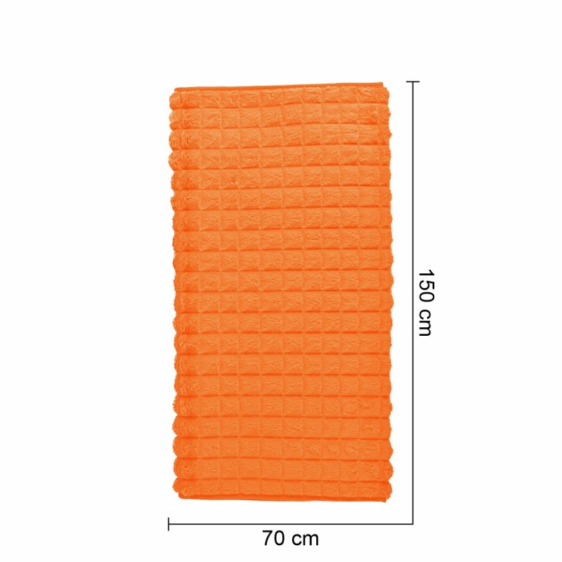 Cuvertura Canapea, Naimeed D4881S, 70x150cm, poliester, pufoasa, matlasata, Portocaliu Cuvertura Canapea, Naimeed D4881S, 70x150cm, poliester, pufoasa, matlasata, Portocaliu