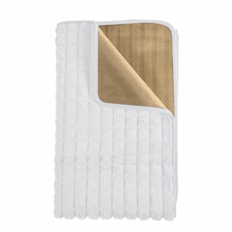 Cuvertura Canapea, Naimeed D4882L, 70x240cm, poliester, pufoasa, matlasata, Alb Cuvertura Canapea, Naimeed D4882L, 70x240cm, poliester, pufoasa, matlasata, Alb