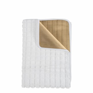 Cuvertura Canapea, Naimeed D4882S, 70x150cm, poliester, pufoasa, matlasata, Alb Cuvertura Canapea, Naimeed D4882S, 70x150cm, poliester, pufoasa, matlasata, Alb