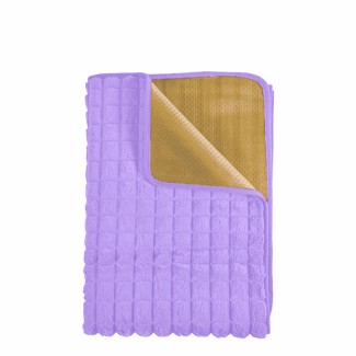Cuvertura Canapea, Naimeed D4883S, 70x150cm, poliester, pufoasa, matlasata, Mov Cuvertura Canapea, Naimeed D4883S, 70x150cm, poliester, pufoasa, matlasata, Mov