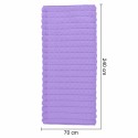 Cuvertura Canapea, Naimeed D4883L, 70x240cm, poliester, pufoasa, matlasata, Mov