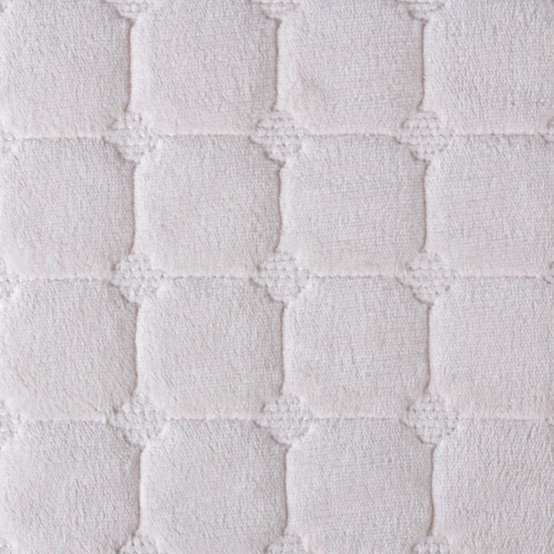 Cuvertura Canapea, Naimeed D4884S, 70x150cm, poliester, pufoasa, matlasata, Alb