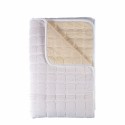 Cuvertura Canapea, Naimeed D4884M, 70x210cm, poliester, pufoasa, matlasata, Alb