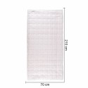 Cuvertura Canapea, Naimeed D4884M, 70x210cm, poliester, pufoasa, matlasata, Alb
