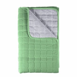 Cuvertura Canapea, Naimeed D4886L, 70x240cm, poliester, pufoasa, matlasata, Verde Cuvertura Canapea, Naimeed D4886L, 70x240cm, poliester, pufoasa, matlasata, Verde